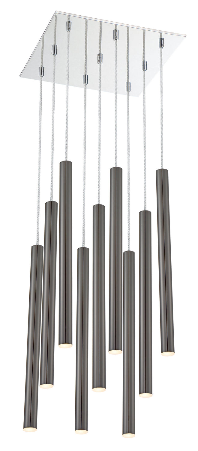 Z-Lite 917MP24-PBL-LED-9SCH LED Chandelier, Chrome