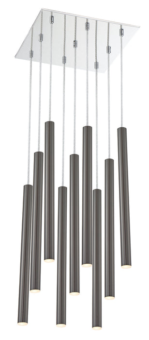 Z-Lite 917MP24-PBL-LED-9SCH LED Chandelier, Chrome