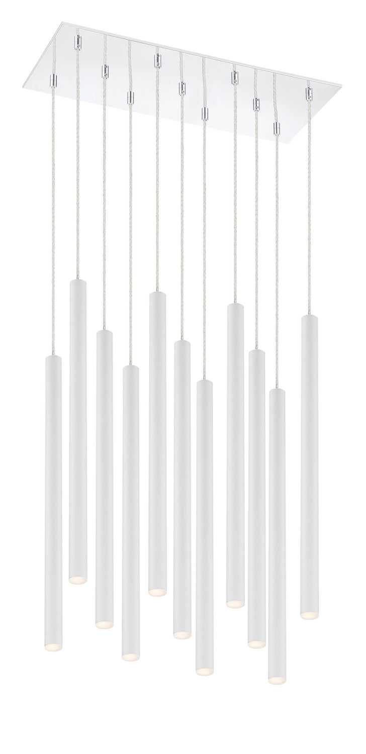 Z-Lite 917MP24-WH-LED-11LCH LED Chandelier, Chrome