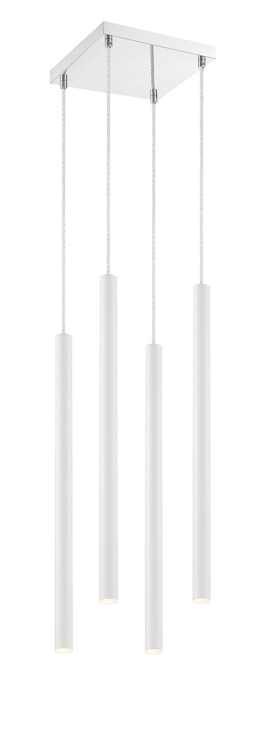 Z-Lite 917MP24-WH-LED-4SCH LED Chandelier, Chrome