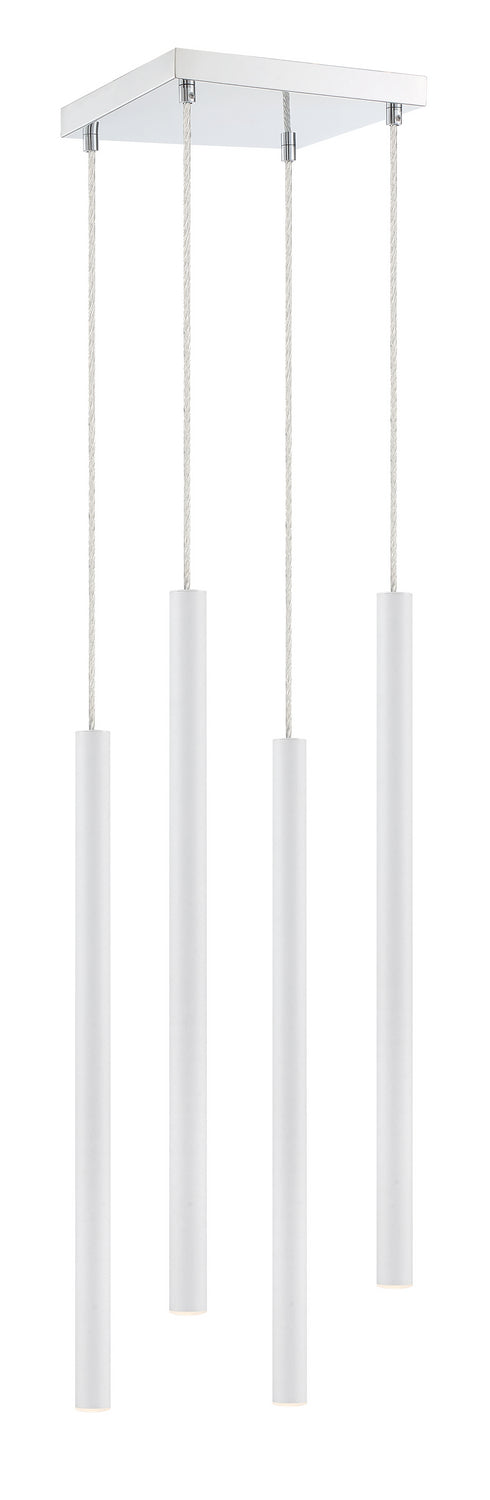 Z-Lite 917MP24-WH-LED-4SCH LED Chandelier, Chrome