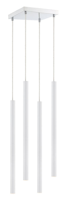 Z-Lite 917MP24-WH-LED-4SCH LED Chandelier, Chrome