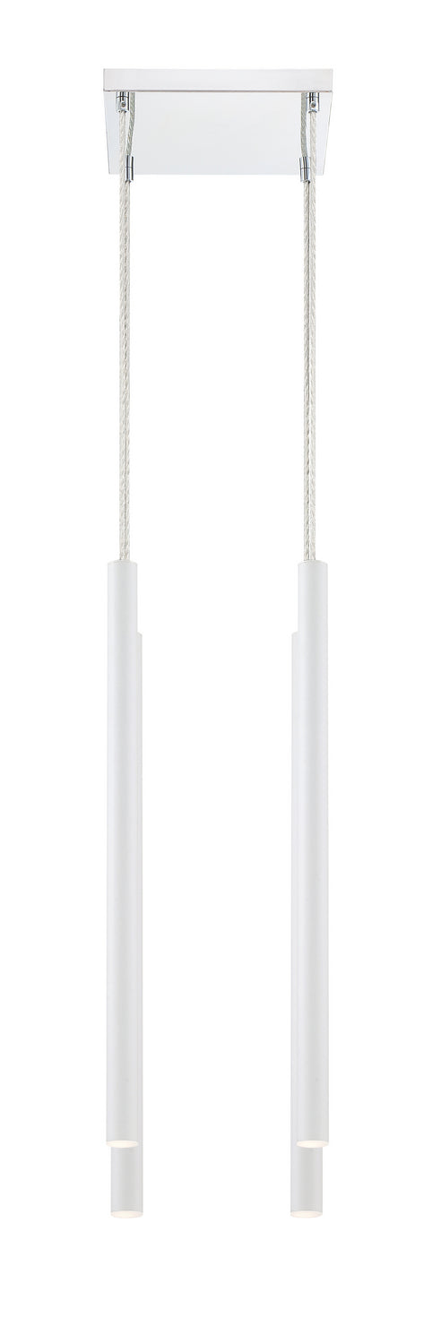 Z-Lite 917MP24-WH-LED-4SCH LED Chandelier, Chrome