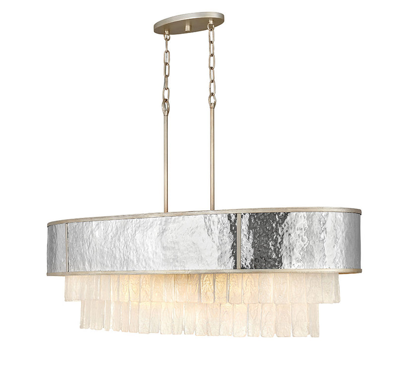 Fredrick Ramond FR32709CPG LED Linear Chandelier, Champagne Gold