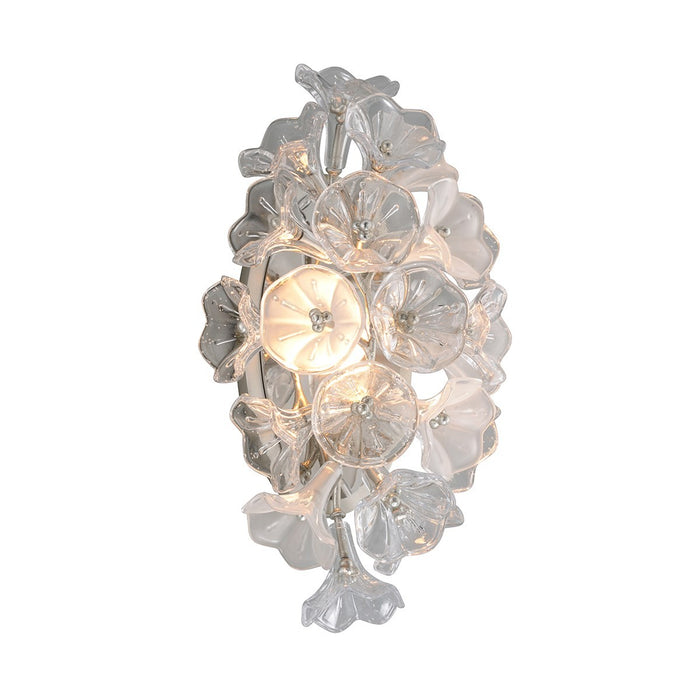 Corbett Lighting 269-11-SL LED Wall Sconce, Silver Leaf