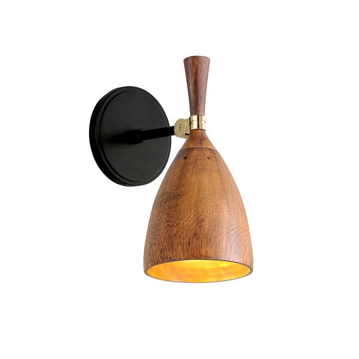 Corbett Lighting 280-11-SBK One Light Wall Sconce, Soft Black