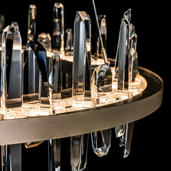 Hubbardton Forge 139915-LED-STND-84-CR LED Pendant, Soft Gold