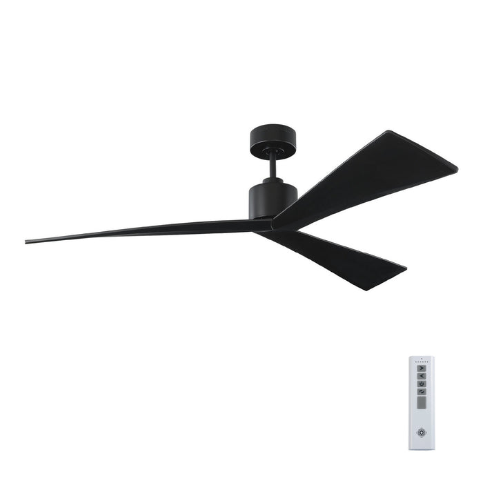 Visual Comfort Fan 3ADR60BKBK 60" Ceiling Fan, Matte Black