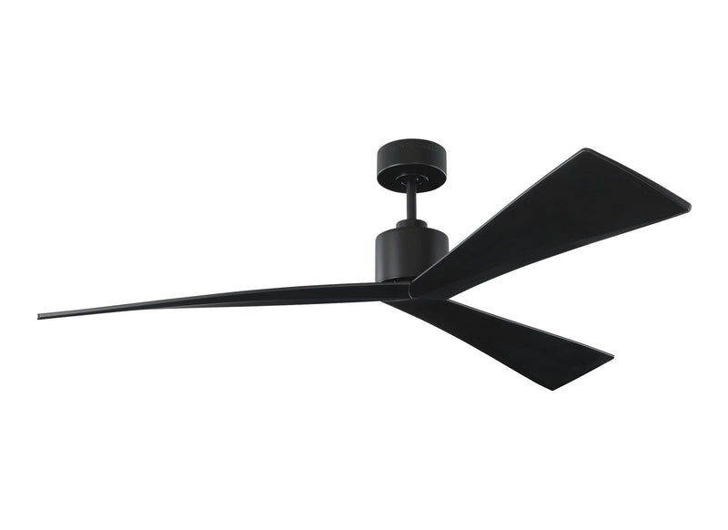 Visual Comfort Fan 3ADR60BKBK 60" Ceiling Fan, Matte Black