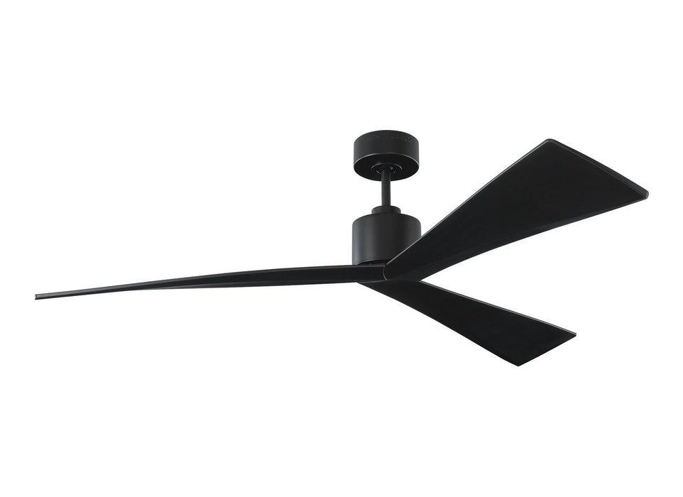 Visual Comfort Fan 3ADR60BKBK 60" Ceiling Fan, Matte Black