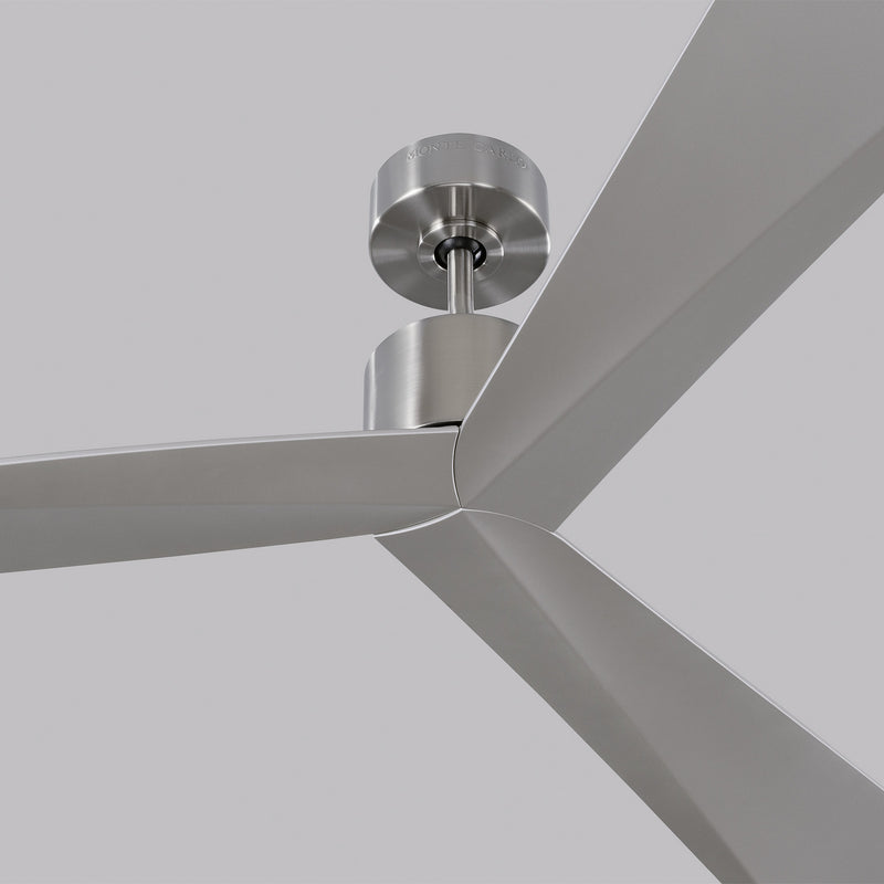 Visual Comfort Fan 3ADR60BS 60" Ceiling Fan, Brushed Steel