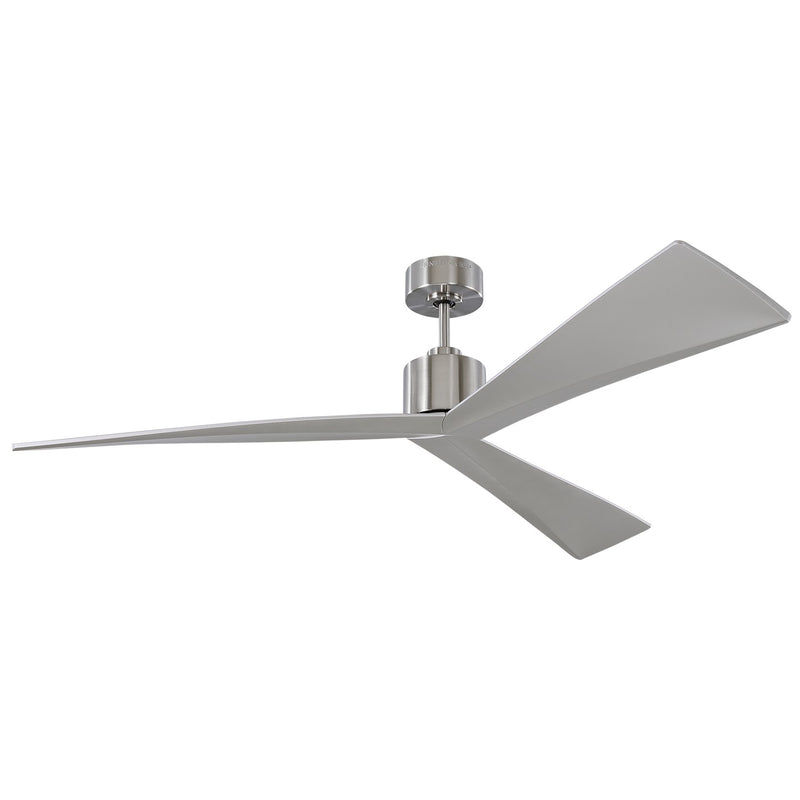 Visual Comfort Fan 3ADR60BS 60" Ceiling Fan, Brushed Steel