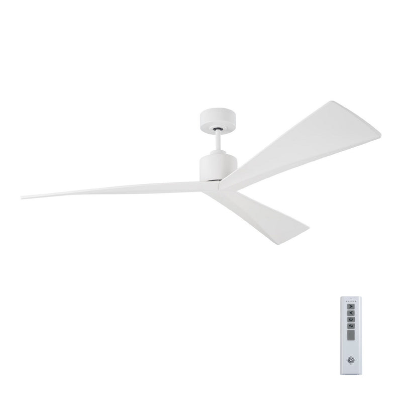 Visual Comfort Fan 3ADR60RZW 60" Ceiling Fan, Matte White