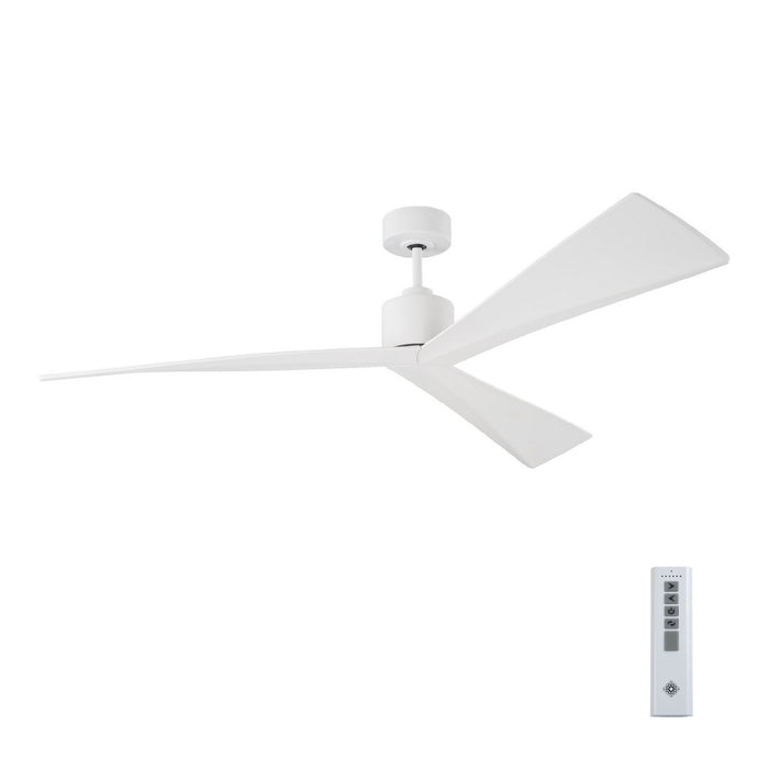 Visual Comfort Fan 3ADR60RZW 60" Ceiling Fan, Matte White