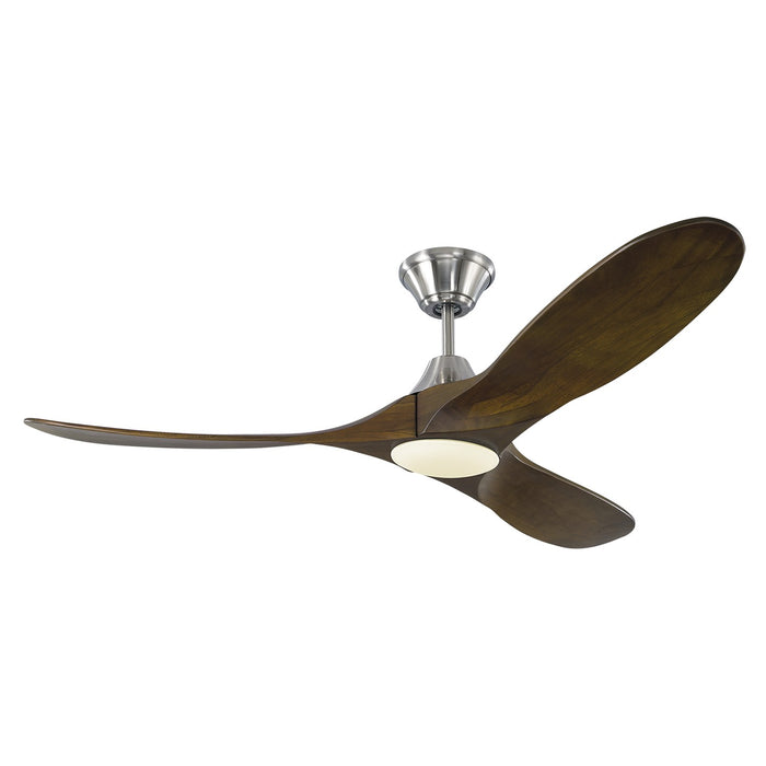 Visual Comfort Fan 3MAVR52BSD 52" Ceiling Fan, Brushed Steel