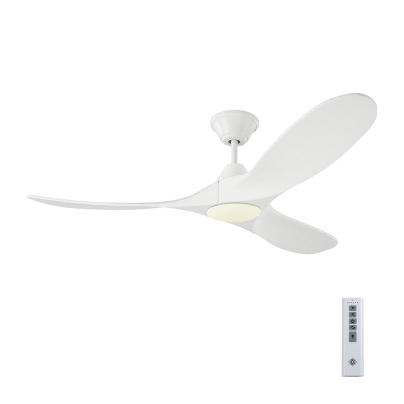 Visual Comfort Fan 3MAVR52RZWD 52" Ceiling Fan, Matte White