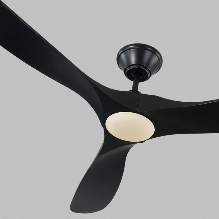 Visual Comfort Fan 3MAVR60BKBKD 60" Ceiling Fan, Matte Black