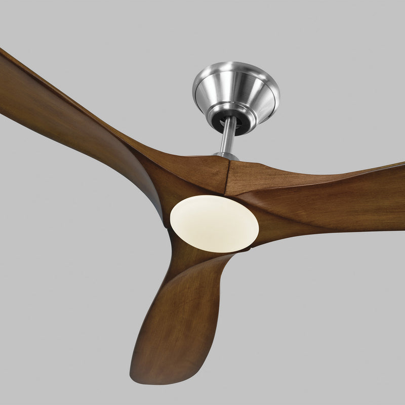 Visual Comfort Fan 3MAVR60BSKOAD 60" Ceiling Fan, Brushed Steel