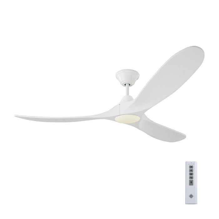 Visual Comfort Fan 3MAVR60RZWD 60" Ceiling Fan, Matte White