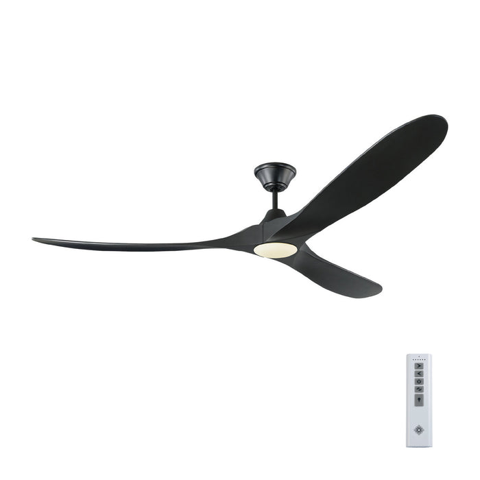 Visual Comfort Fan 3MAVR70BKBKD 70" Ceiling Fan, Matte Black