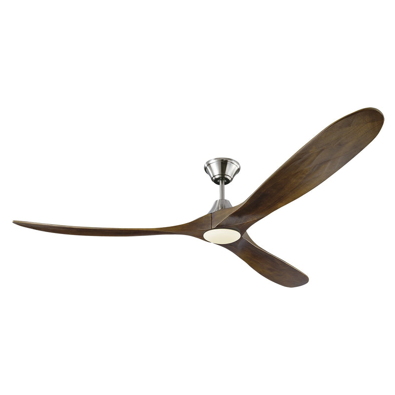 Visual Comfort Fan 3MAVR70BSD 70" Ceiling Fan, Brushed Steel