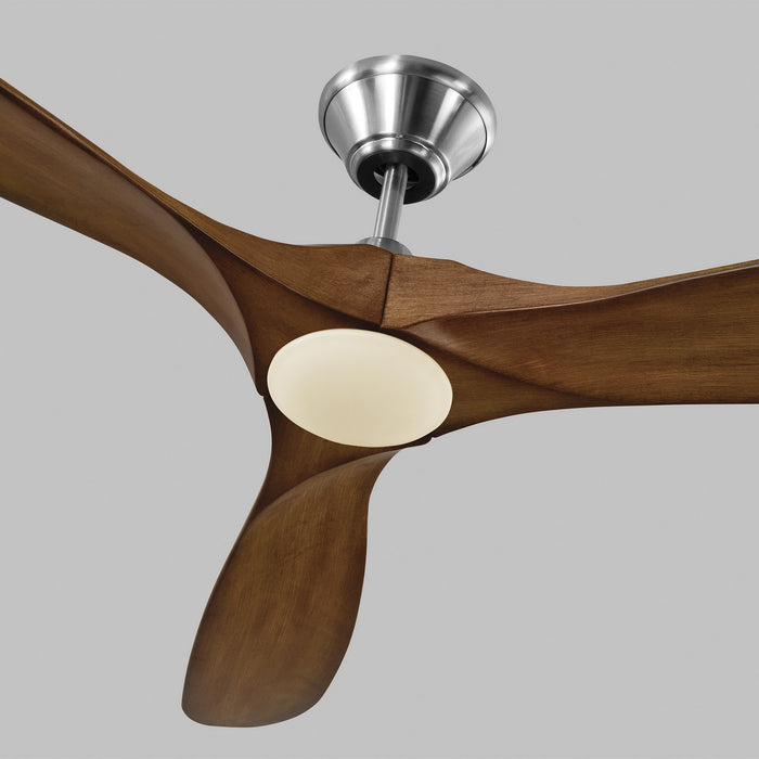 Visual Comfort Fan 3MAVR70BSKOAD 70" Ceiling Fan, Brushed Steel