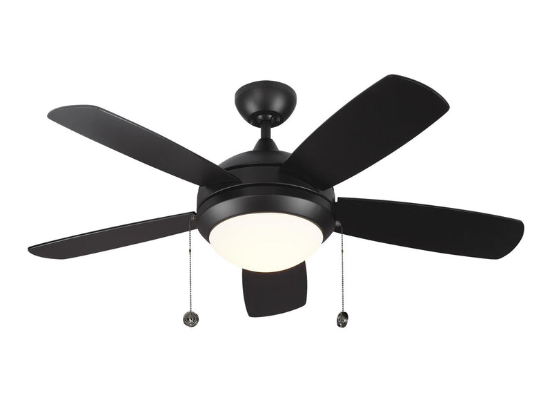 Generation Lighting 5DIC44BKD-V1 44" Ceiling Fan, Matte Black