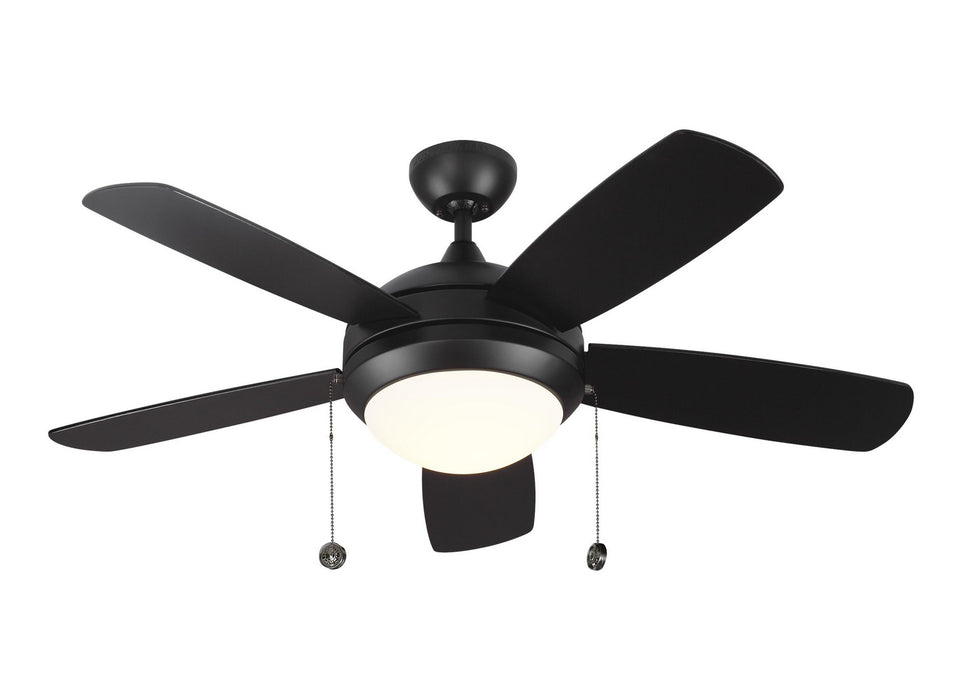 Generation Lighting 5DIC44BKD-V1 44" Ceiling Fan, Matte Black
