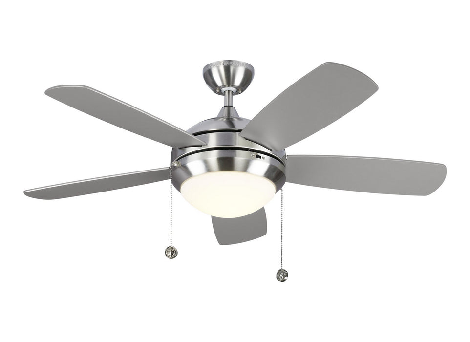 Generation Lighting 5DIC44BSD-V1 44" Ceiling Fan, Brushed Steel