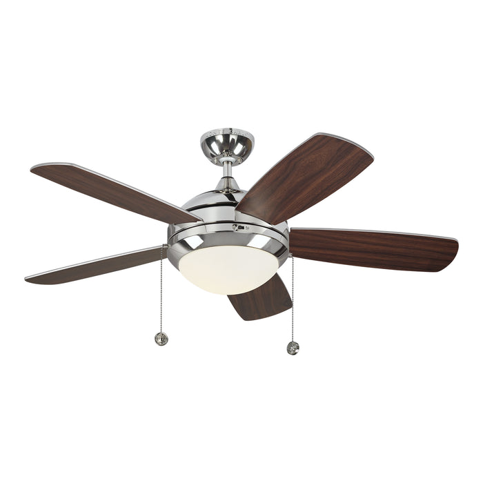 Generation Lighting 5DIC44PND-V1 44" Ceiling Fan, Polished Nickel