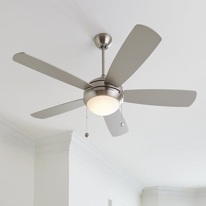 Generation Lighting 5DIC52BSD-V1 52" Ceiling Fan, Brushed Steel