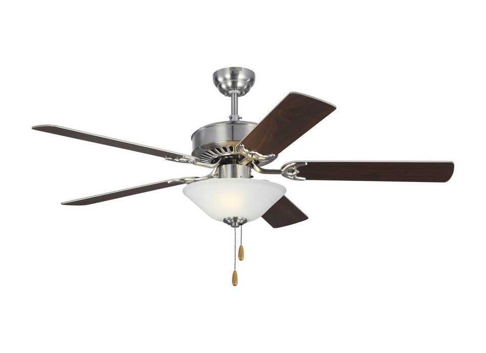 Visual Comfort Fan 5HV52BSD 52" Ceiling Fan, Brushed Steel