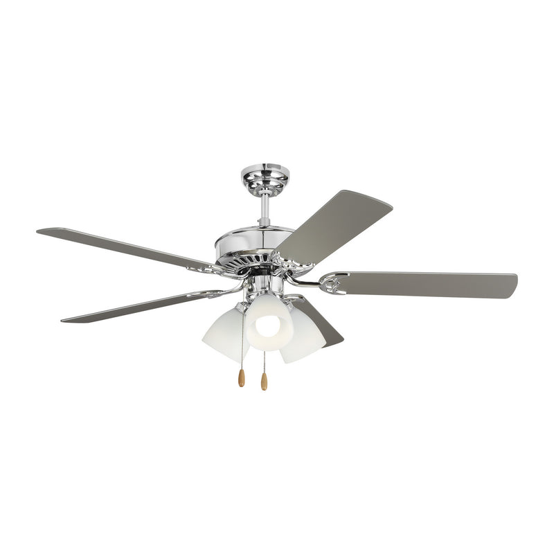 Visual Comfort Fan 5HV52CHF 52``Ceiling Fan, Chrome