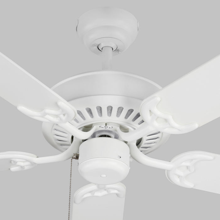 Visual Comfort Fan 5HV52RZW 52" Ceiling Fan, Matte White