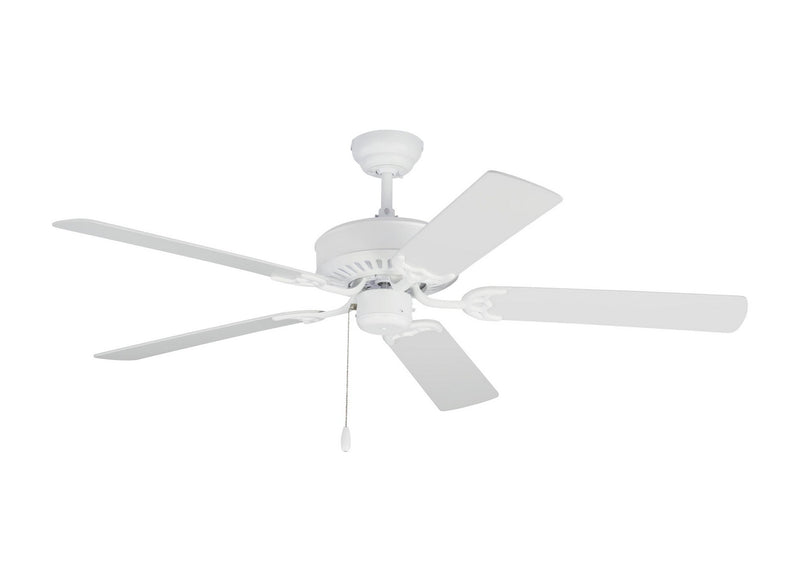 Visual Comfort Fan 5HV52RZW 52" Ceiling Fan, Matte White