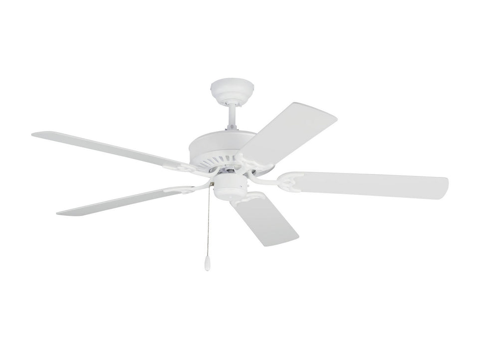 Visual Comfort Fan 5HV52RZW 52" Ceiling Fan, Matte White