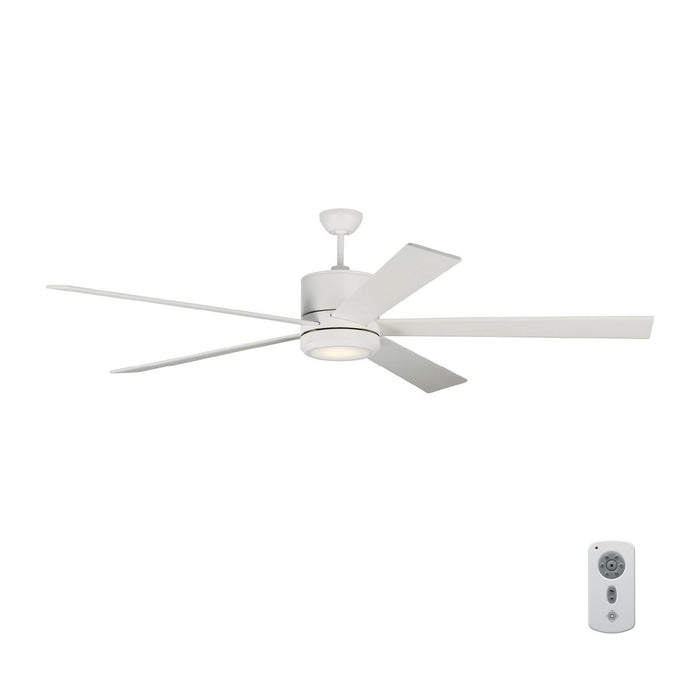 Generation Lighting 5VMR72RZWD 72" Ceiling Fan, Matte White
