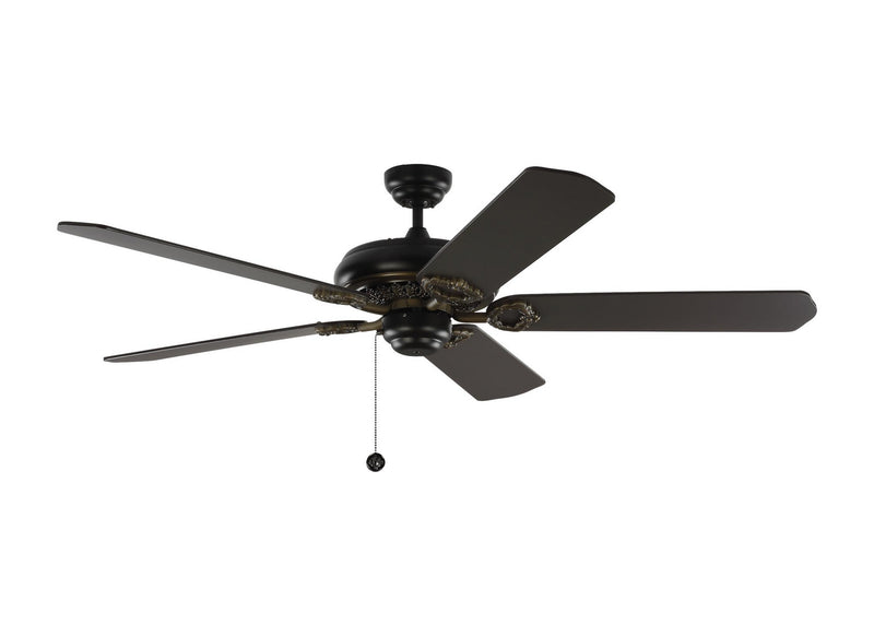 Generation Lighting 5YK60BK 60``Ceiling Fan, Matte Black