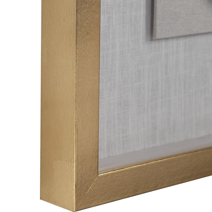Uttermost 04187 Shadow Box, Gold Leaf
