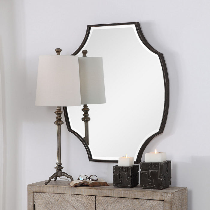 Uttermost 09526 Mirror, Dark Rustic Bronze