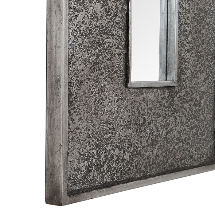 Uttermost 09528 Mirror, Metallic Silver Leaf