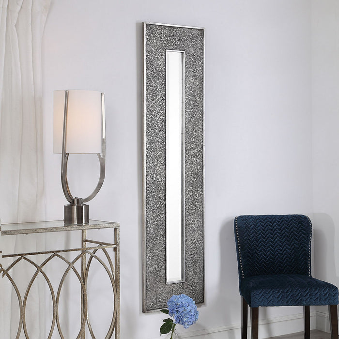 Uttermost 09528 Mirror, Metallic Silver Leaf