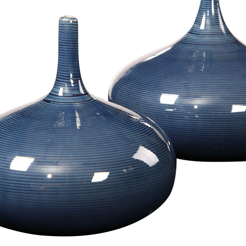 Uttermost 18988 Vases, S/2, Blue