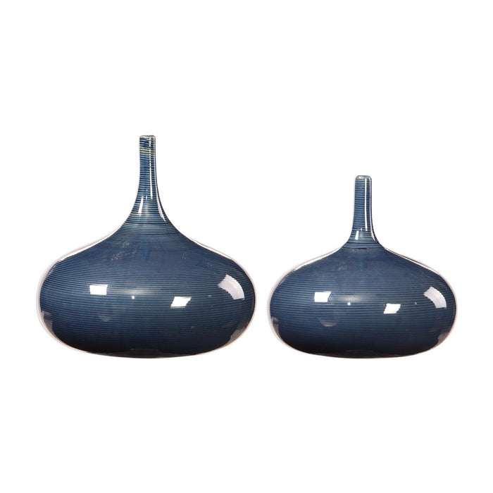 Uttermost 18988 Vases, S/2, Blue