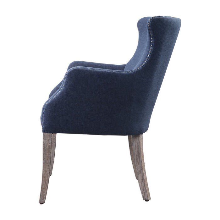Uttermost 23499 Chair, Antique Bronze