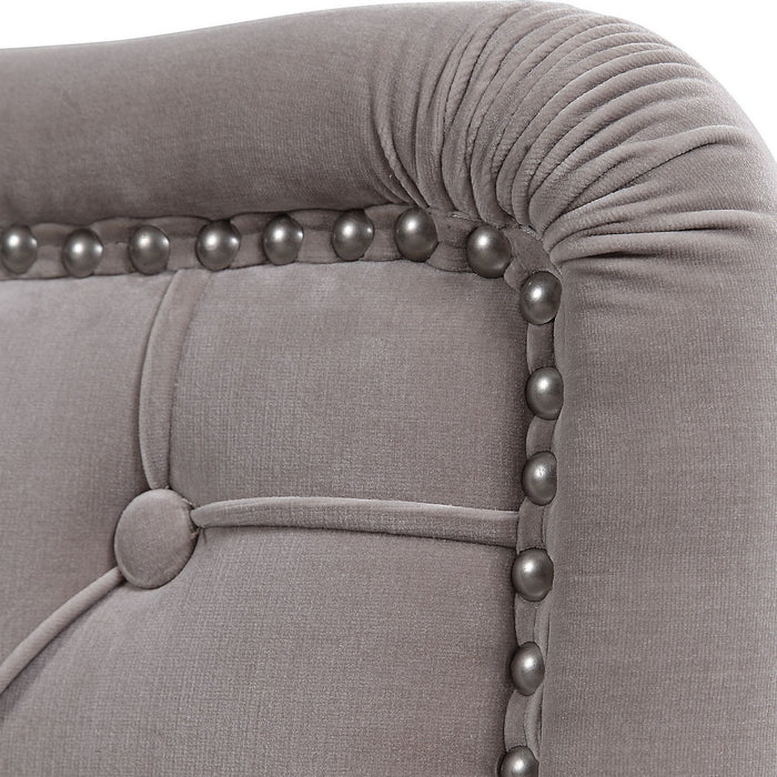 Uttermost 23508 Accent Chair, Antique Nickel