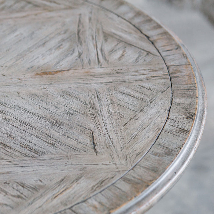 Uttermost 25426 Accent Table, Aged White