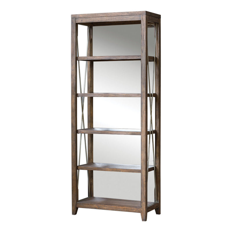 Uttermost 25434 Etagere, Antique Pewter