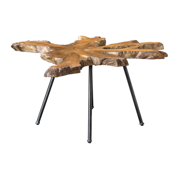 Uttermost 25436 Accent Table, Aged Black