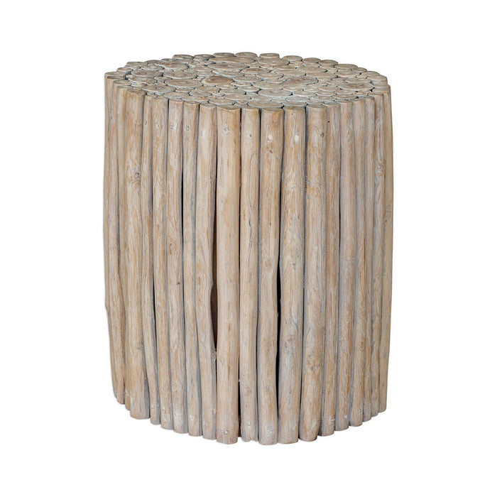 Uttermost 25439 End Table, Natural Wood